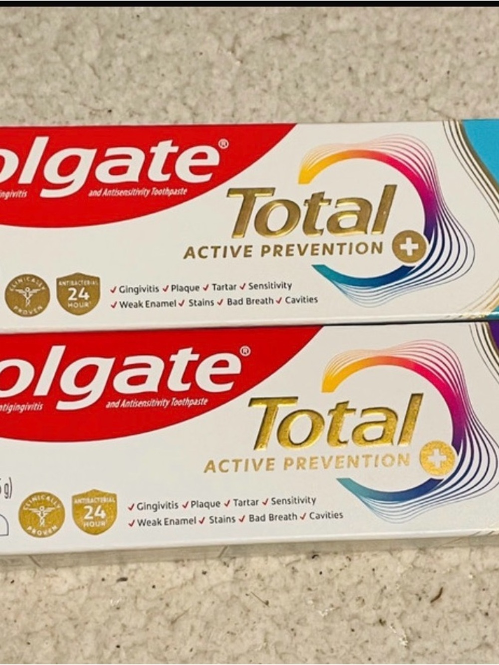 Colgate Total Active Prevention Toothpaste - White